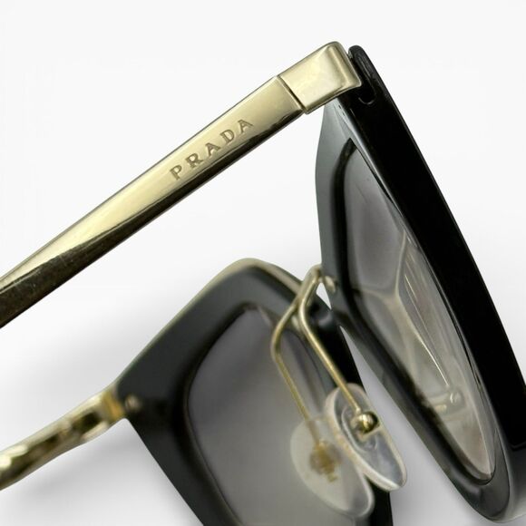 Prada Cinema SPR 53S 1AB-0A7 Sunglasses Gold Square FRAMES/Prescriptions main image 5